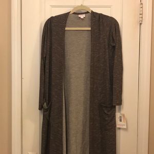 NWT LuLaRoe Brown Sarah Cardigan S